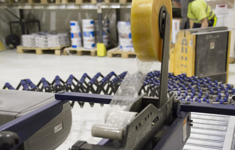 PallPack FJ-1D - säker tejpmaskin med topp kvalitet