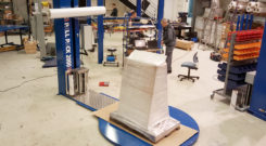 PallPack 2000 Proff är en flexibel sträckfilmmaskin med robust konstruktion