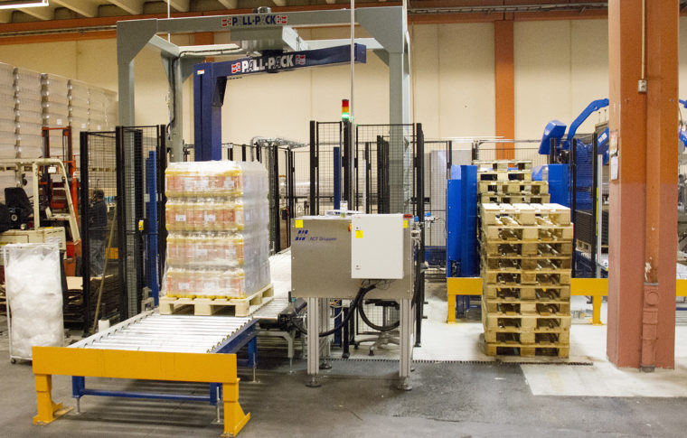 PallPack 6000 - arm roterande sträckfilmsmaskin