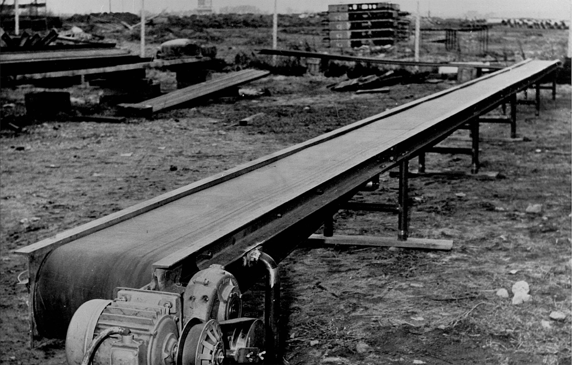 Transportband från 1960-talet.