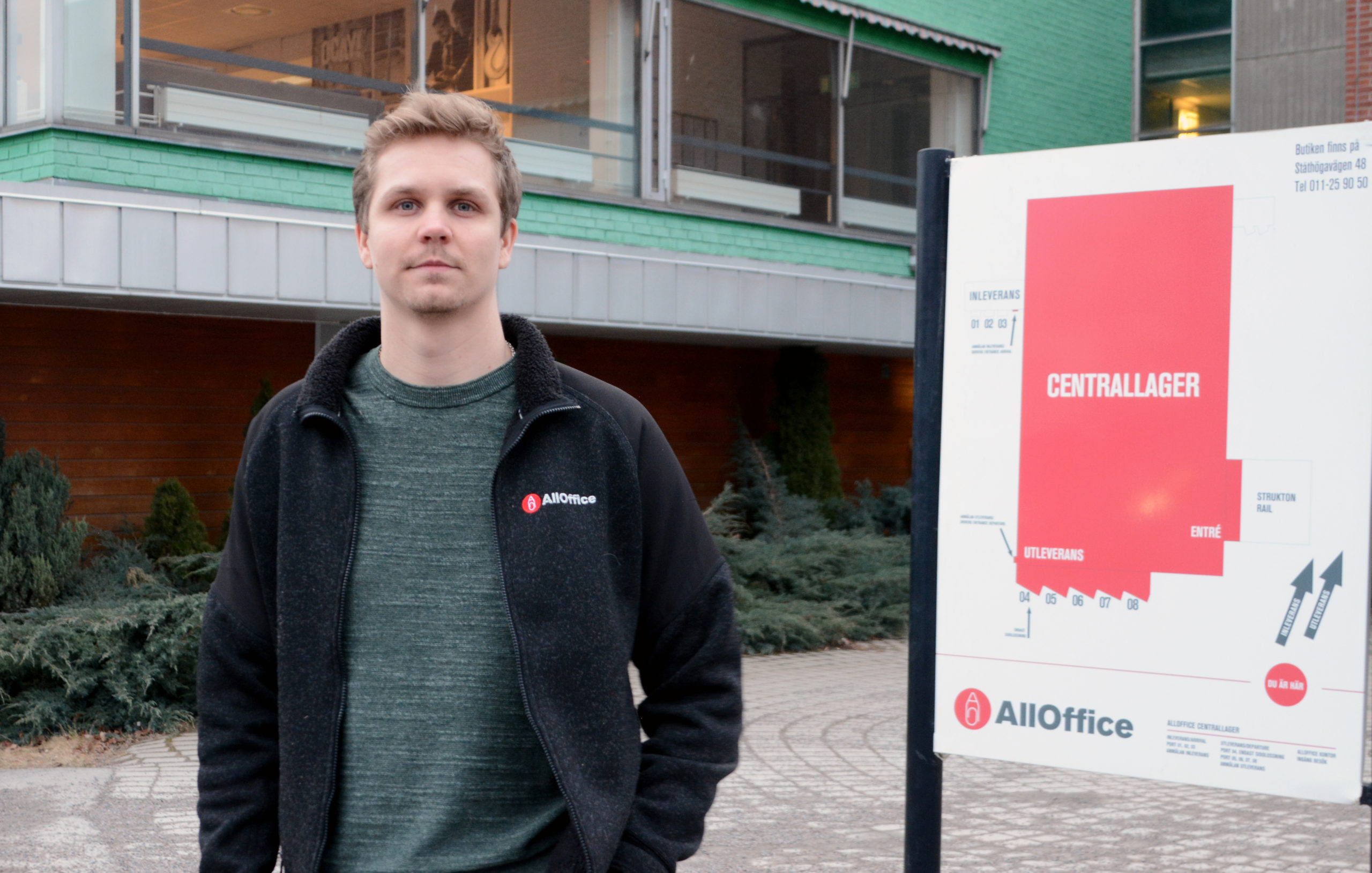 Marcus Lindman, systemspecialist på AllOffice.